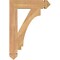 Ekena Millwork Imperial Arts & Crafts Smooth Bracket, Western Red Cedar, 3 1/2"W x 18"D x 26"H BKT04X18X26IMP03SWR - alternate 2